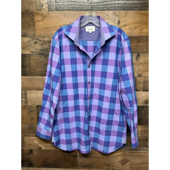 Ted Baker‎ Endurance Men's Long Sleeve Dress Shirt Size 16 1/2 - Picture 1 of 4